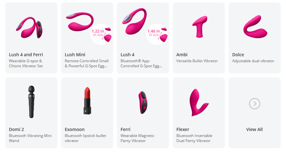 Lovense interactive toys used by models on Stripchat