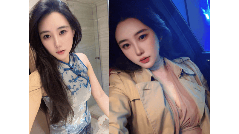 Stripchat anqi6376 in a beautiful cheongsam and casual outfit featuring a jaw-dropping cleavage line